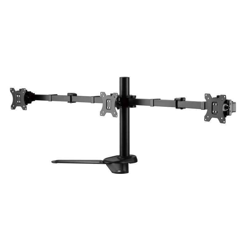 EQUIP 650125 Tisch/Bankhalterung Min. 43,2 cm (17") Max. 68,6 cm (27") Max. VESA 100 x 100 mm 21 kg Schwarz