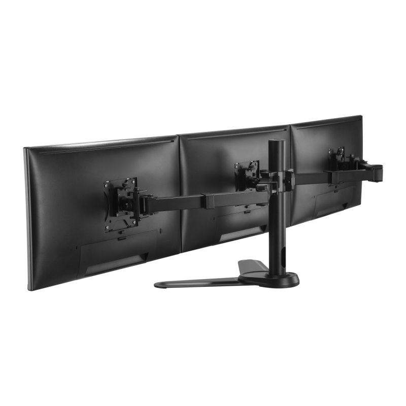 EQUIP 650125 Tisch/Bankhalterung Min. 43,2 cm (17") Max. 68,6 cm (27") Max. VESA 100 x 100 mm 21 kg Schwarz