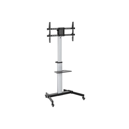EQUIP 650630 TV-Bodenständer Min. 94 cm (37") Max. 2,18 m (86") Max. VESA 600 x 400 mm 50 kg Silber