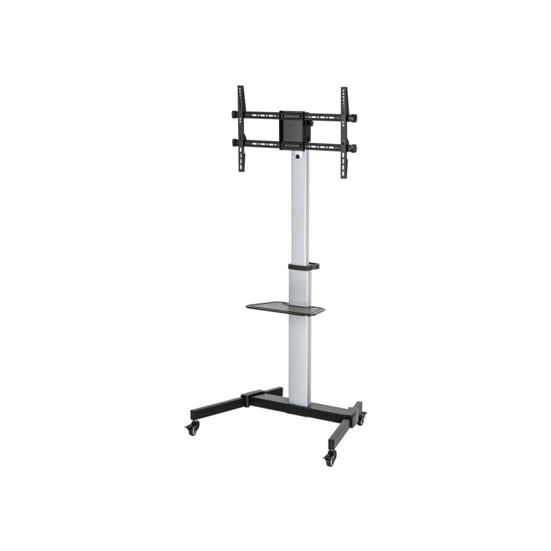 EQUIP 650630 TV-Bodenständer Min. 94 cm (37") Max. 2,18 m (86") Max. VESA 600 x 400 mm 50 kg Silber