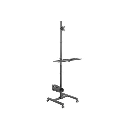 EQUIP 650171 Multimedia-Wagen Min. 43,2 cm (17") Max. 81,3 cm (32") Max. VESA 100 x 100 8 kg Schwarz