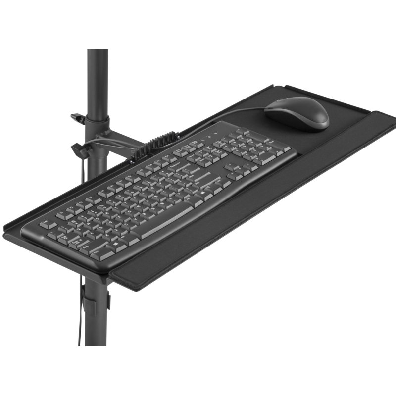 EQUIP 650171 Multimedia-Wagen Min. 43,2 cm (17") Max. 81,3 cm (32") Max. VESA 100 x 100 8 kg Schwarz