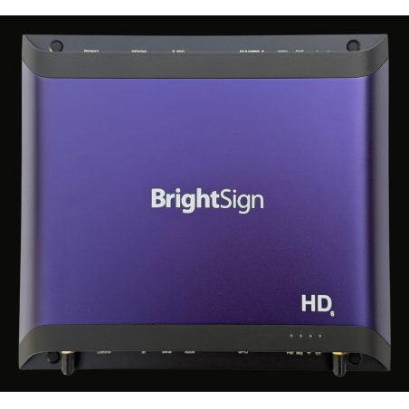 BrightSign HD1026 digital media player Black 4K Ultra HD 3840 x 2160 pixels Wi-Fi