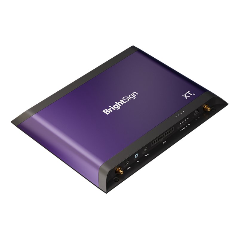 BrightSign XT1145 digital media player Black, Purple 8K Ultra HD