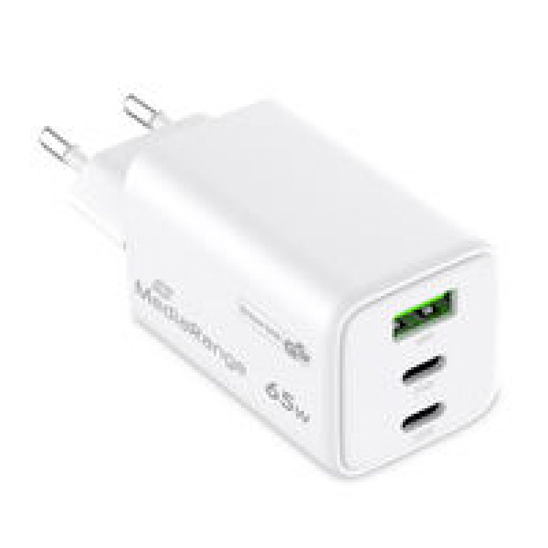 MediaRange MRMA116-2 chargeur d'appareils mobiles Smartphone, Tablette Blanc Secteur Charge rapide Intérieure