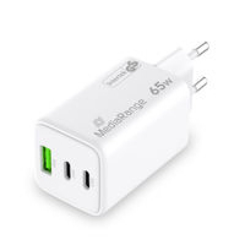 MediaRange GaN Ladeadapter 65W weiß