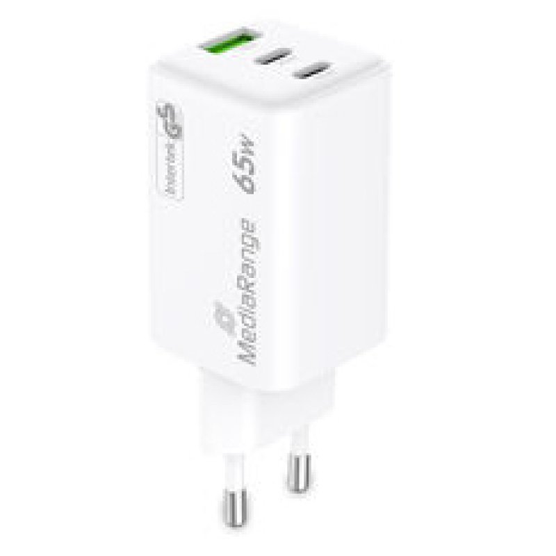 MediaRange MRMA116-2 mobile device charger Smartphone, Tablet White AC Fast charging Indoor