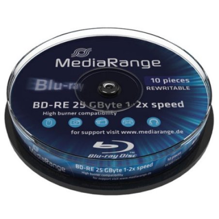 MediaRange MR501 disque vierge Blu-Ray BD-RE 25 Go 10 pièce(s)