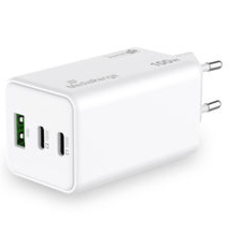 MediaRange MRMA123 chargeur d'appareils mobiles Ordinateur portable, Smartphone, Tablette Blanc Secteur Charge rapide