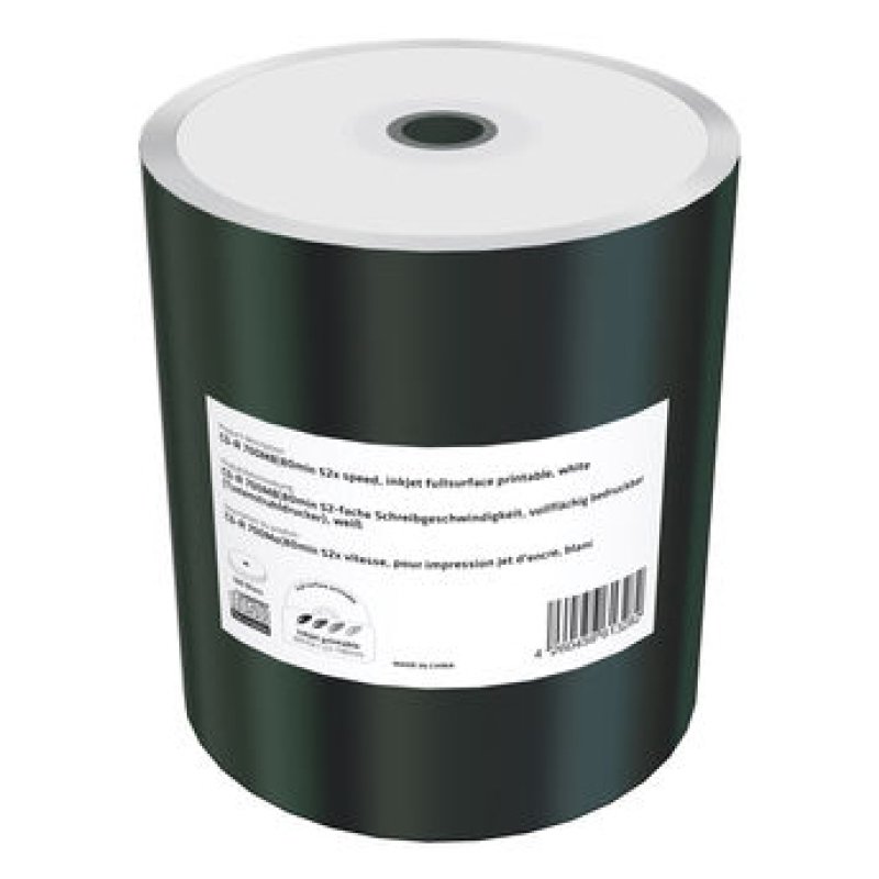 MediaRange CD-R 700MB bedruckbar, 100er Pack Folie (Shrink)