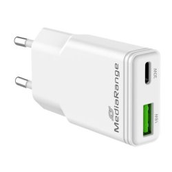 MediaRange MRMA125 mobile device charger Universal White AC Fast charging Indoor