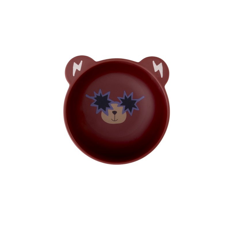 Rice - Kids Bowl with Bear Print - Mat Finish - 350 ml