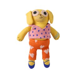 Rice - Kids Knitted Soft Toy in Dog Shape - Diana (KITOY-DOG)