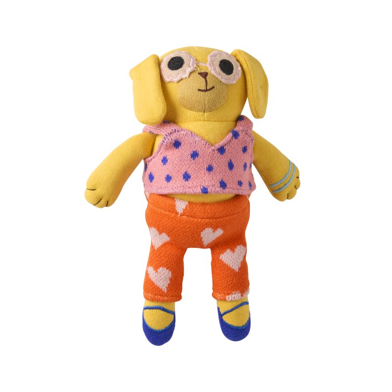 Rice - Kids Knitted Soft Toy in Dog Shape - Diana (KITOY-DOG)