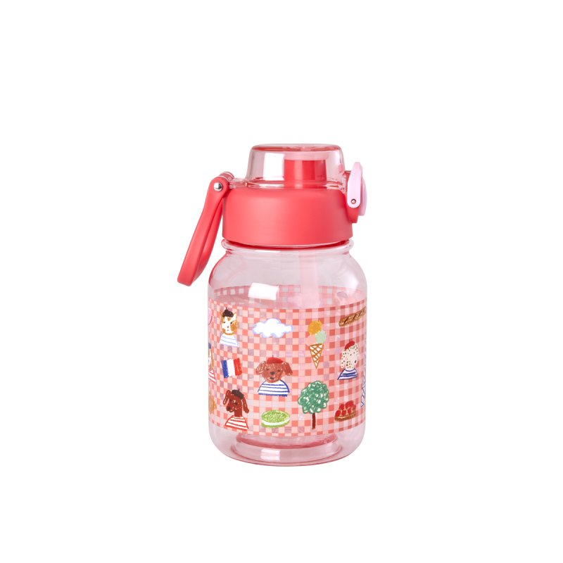 Rice - Plastic Kids Drinking Bottle - Red - 700 ml