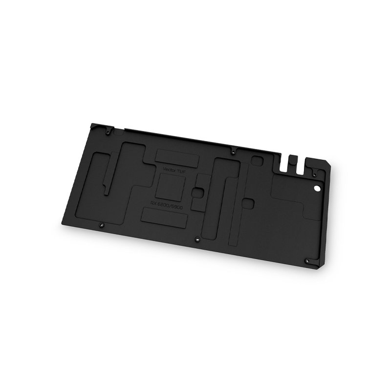 EK Water Blocks compatible EK-Quantum Vector TUF RX 6800/6900 Backplate - schwarz