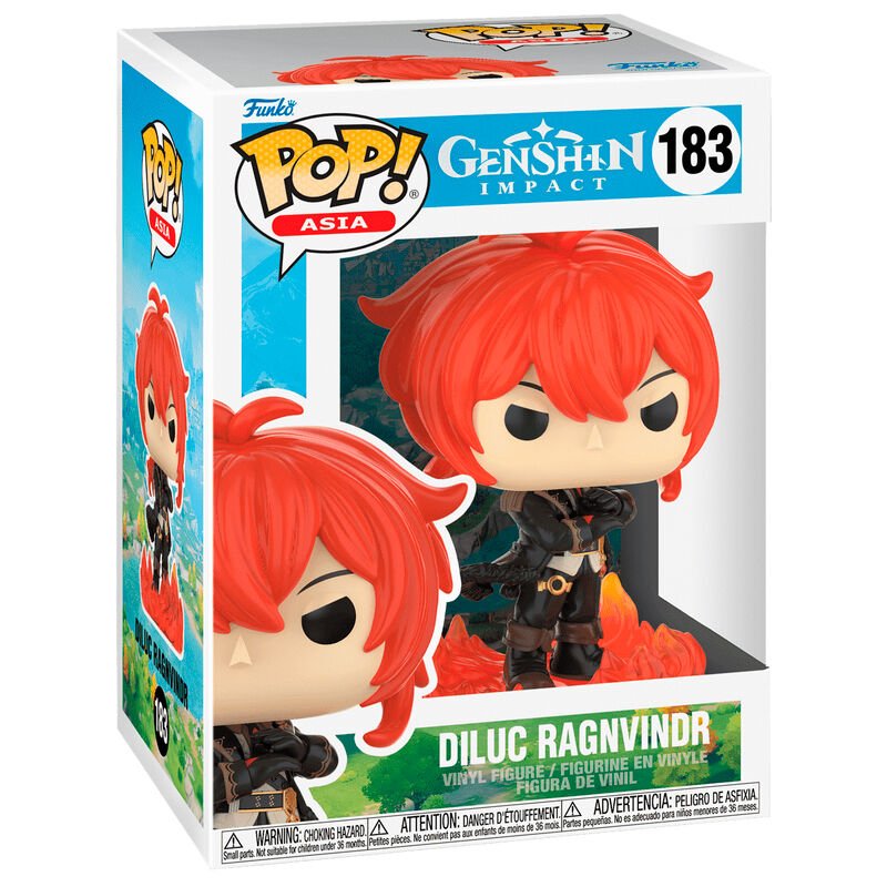 Genshin Impact POP! Games Vinyl figurine Diluc Ragnvindr 9 cm