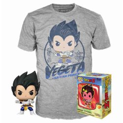 Dragon Ball Z POP! & Tee set figurine et T-Shirt Vegeta (S)