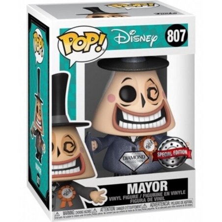 L'Étrange Noël de monsieur Jack POP! assortiment Animation Vinyl figurine Mayor w/Megaphone(DGLT)w/Chase 9 cm (6)