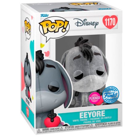Disney POP! Animation Vinyl figurines Eeyore w/Heart(FL) 9 cm