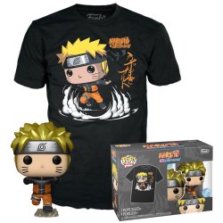 Funko Pop! & Tee: Naruto Shippuden - Naruto Running - L