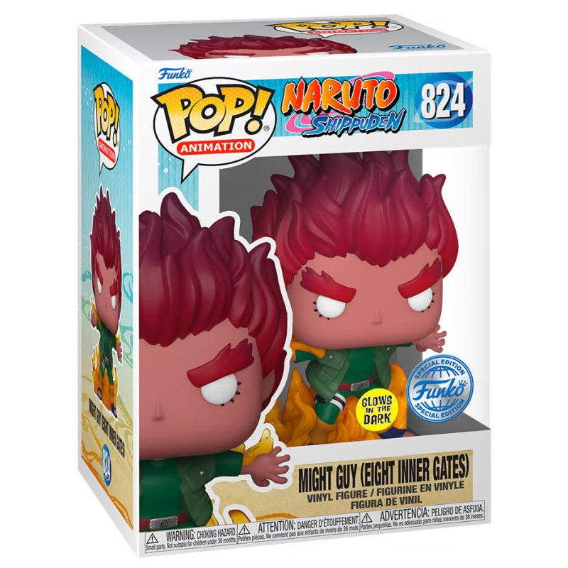 Naruto Shippuden POP! Animation Vinyl figurines Might Guy (Eight Inner Gates) (GW) 9 cm