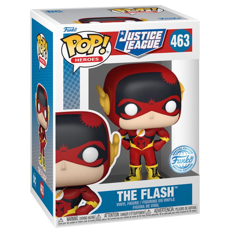 DC Comics POP! Heroes Vinyl figurine JL Comic - The Flash 9 cm