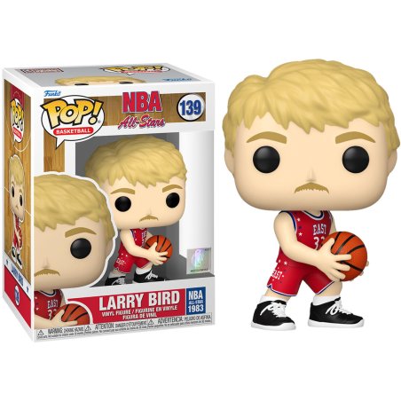 NBA Legends - POP N° 139 - Larry Bird (Red All star uni 1983)