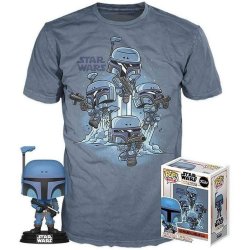 Star Wars The Mandalorian POP! & Tee set figurine et T-Shirt The Mandalorian (L)