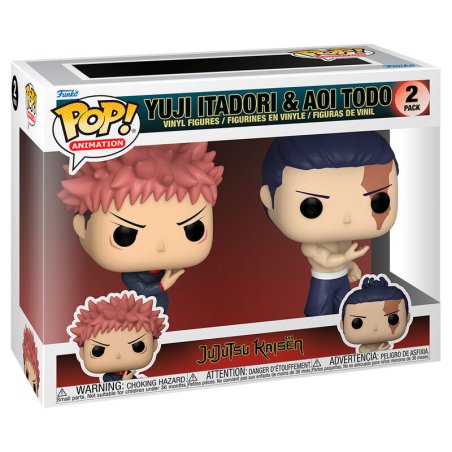 Jujutsu Kaisen POP! Animation Vinyl figurines Itadori & Todo 9 cm
