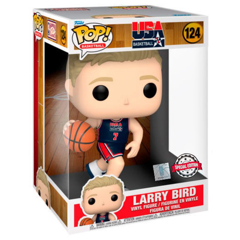 Basketball Super Sized Jumbo POP! Vinyl figurine Larry Bird (Team USA) 25 cm