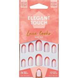 Elegant Touch Luxe Looks Hot Tip False Nails 12 Sizes