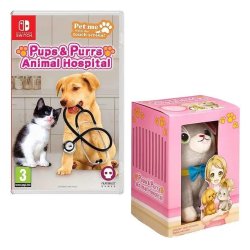 Pups & Purrs Animal Hospital Videogame with plush figure Cat