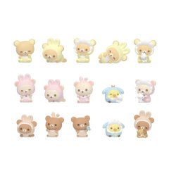RILAKKUMA - Nuonuo Baby Series - Blind Box 4 Set de 3 Figurine