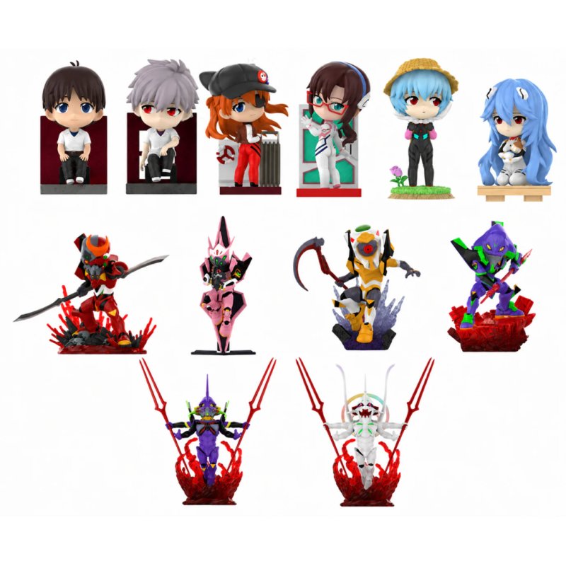 EVANGELION - EVA - Blind Box Set 6 Figurine Vol.2