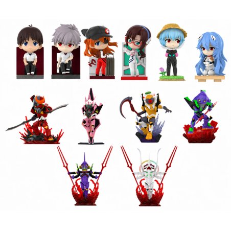 EVANGELION - EVA - Blind Box Set 6 Figurine Vol.2