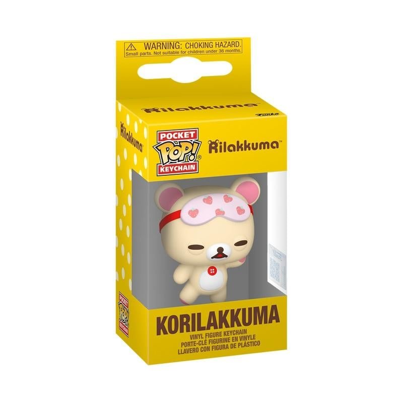 RILAKKUMA - Pocket Pop Keychain - Korilakkuma Sleepy