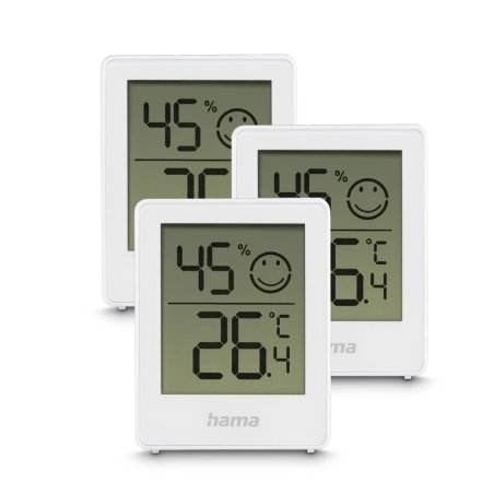 CRES THERMOMETER INDOORR 3X WHITE
