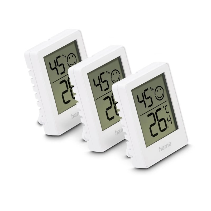 CRES THERMOMETER INDOORR 3X WHITE