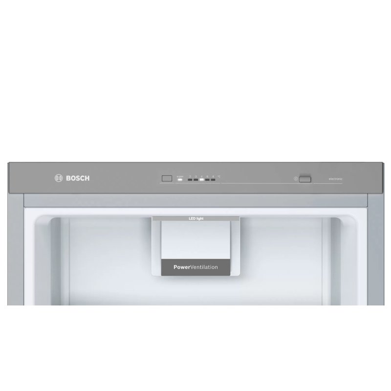 Bosch Serie 4 KSV33VLEP réfrigérateur Pose libre 324 L Acier inoxydable