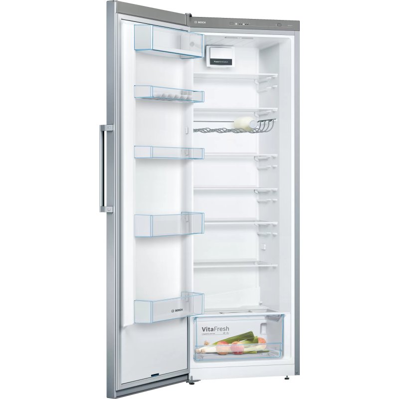 Bosch Serie 4 KSV33VLEP réfrigérateur Pose libre 324 L Acier inoxydable