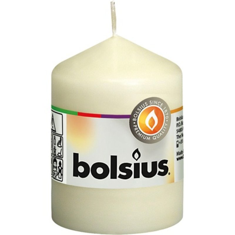 Bolsius Pillar Candle 80mm X 58mm Champagne Color