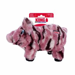 Kong - Low Stuff Stripes Pig - 16.5 x 26.5 x 7.5 cm