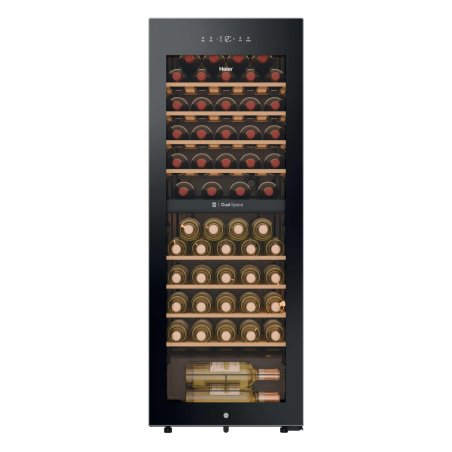 Haier Wine Bank 50 Serie 5 HWS56GDG Compressor wine cooler Freestanding Black 31 bottle(s)