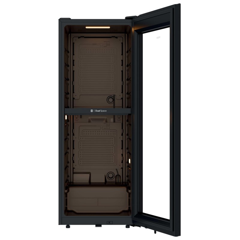 Haier Wine Bank 50 Serie 5 HWS56GDG Compressor wine cooler Freestanding Black 31 bottle(s)