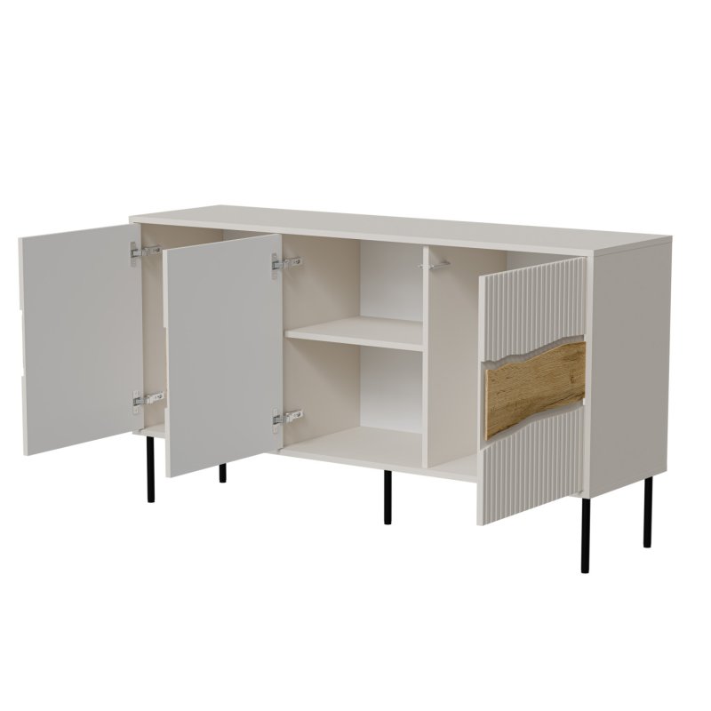 Cama INSERTO 3D chest of drawers 143.5x40x80 cashmere LED