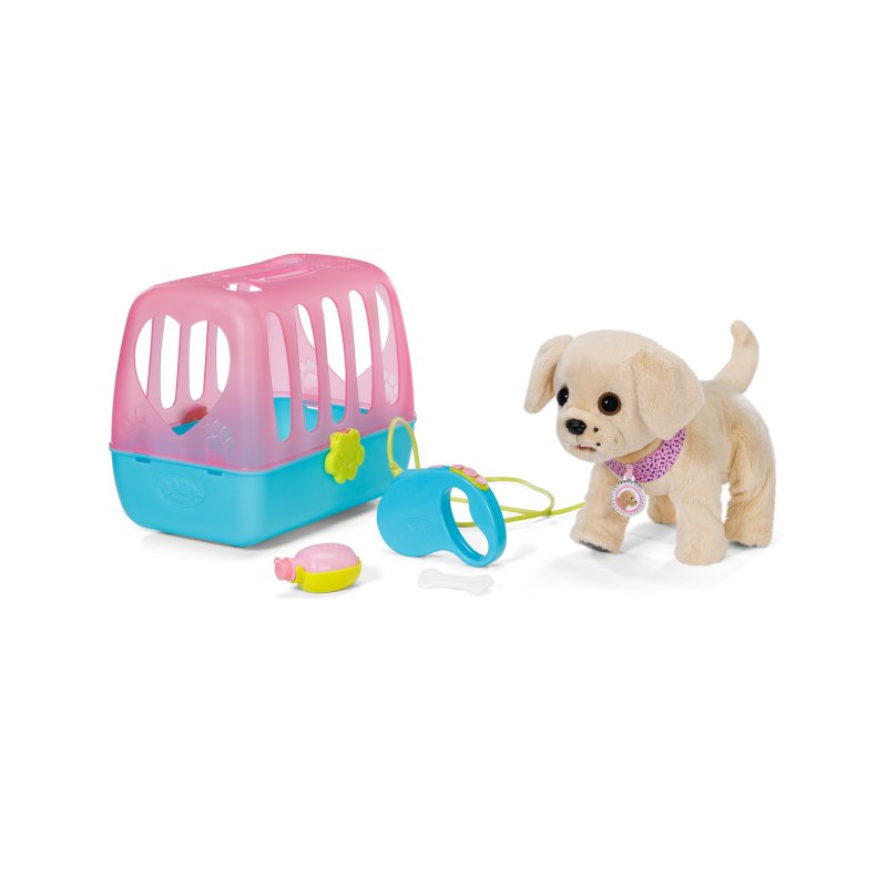 Zapf Baby born Mein Hund Lucky mit Box