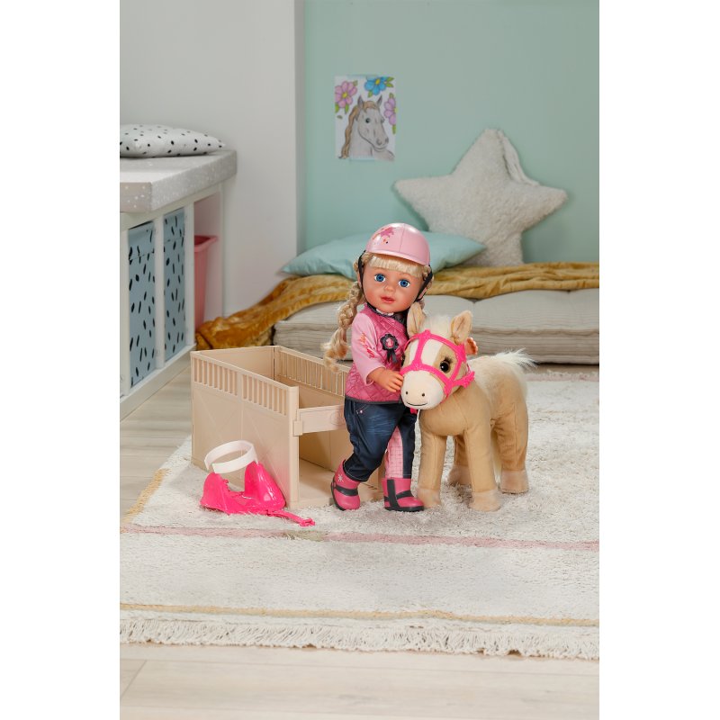 BABY born My Horse Cutie with Box Chien de poupée