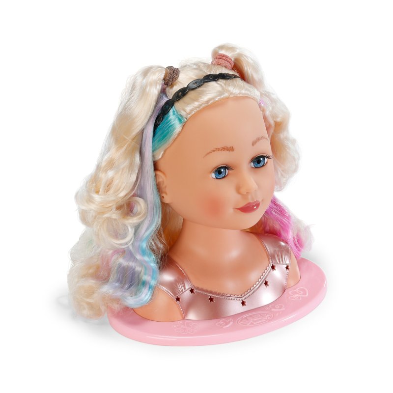 Zapf Baby born Stylingkopf Regenbogen