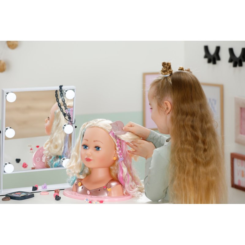 BABY born Styling Head Rainbow 27cm